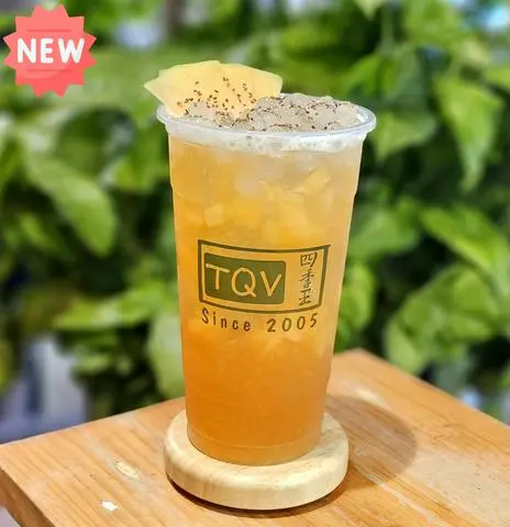 Hình ảnh Trà Dưa Lưới Hạt Chia