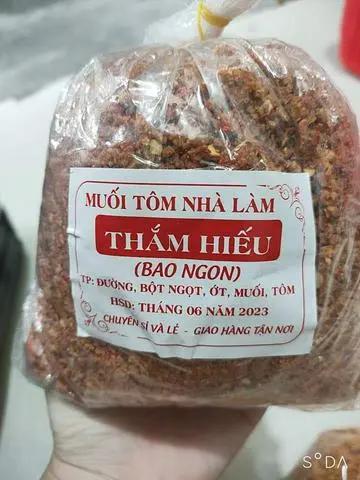 Hình ảnh Muối tôm Thắm Hiếu