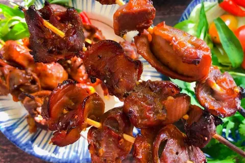 Hình ảnh Mề Gà Nướng Sa Tế 