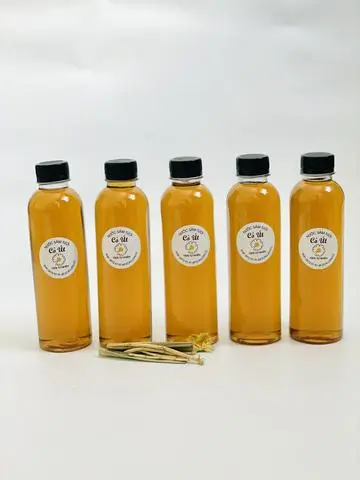Hình ảnh Combo 5 Chai Rễ Tranh Tươi Mía Lau 350ml