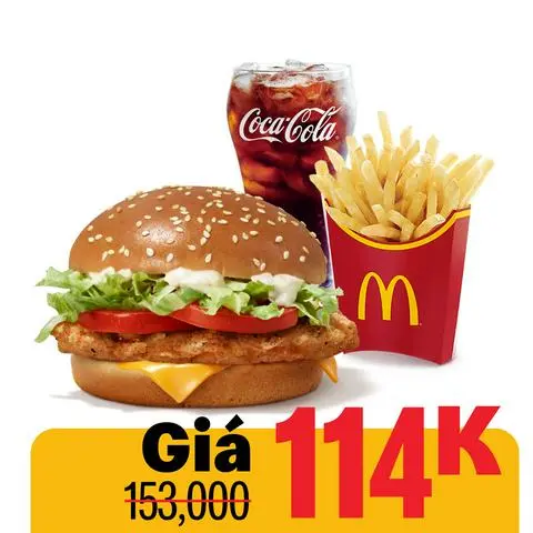 Hình ảnh Phần ăn burger gà mayo đặc biệt