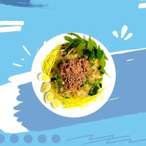 Hình ảnh Combo bánh tráng trộn thịt bằm - trà tắc