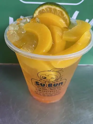 Hình ảnh Trà đào miếng 