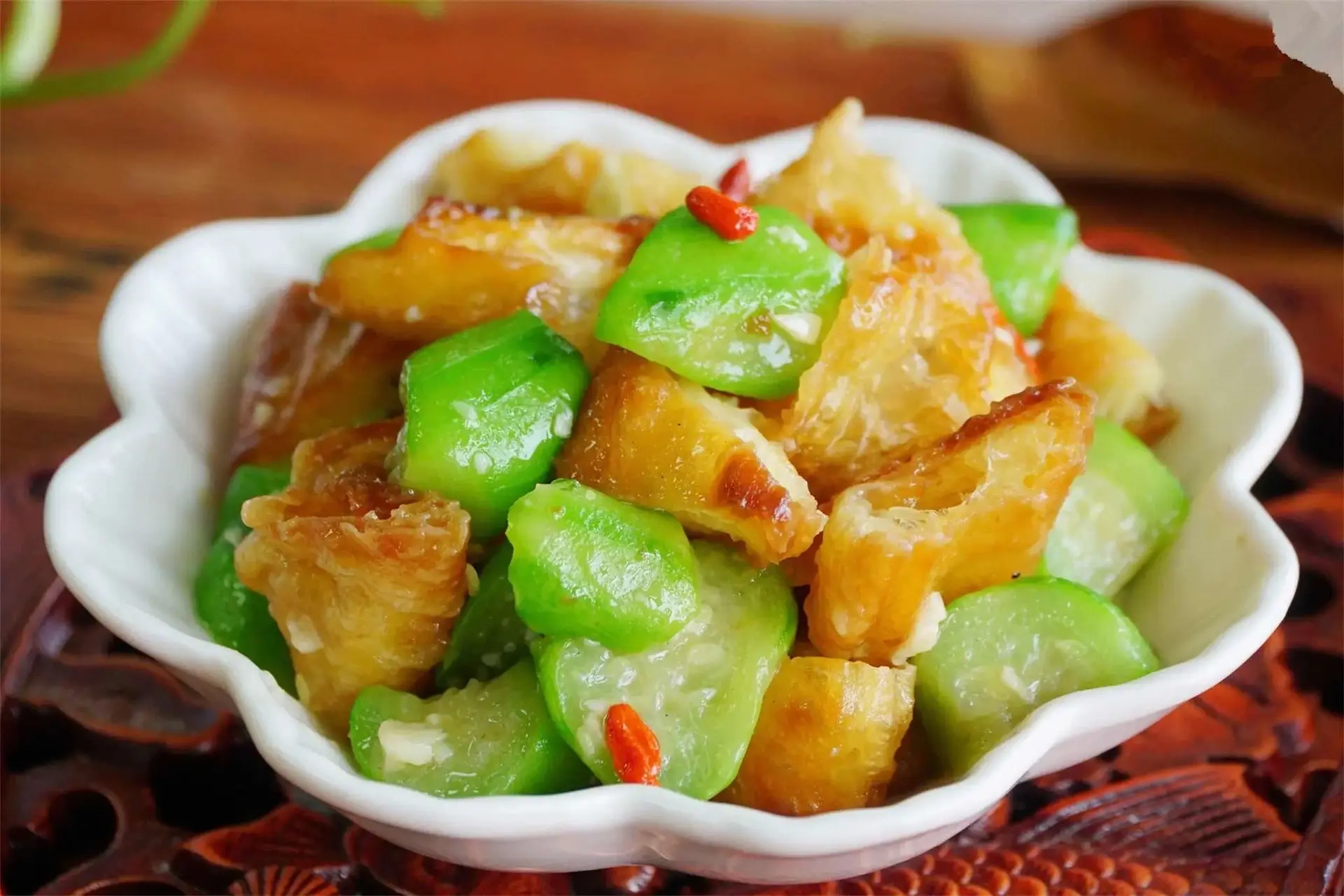 Hình ảnh Mướp xào quẩy