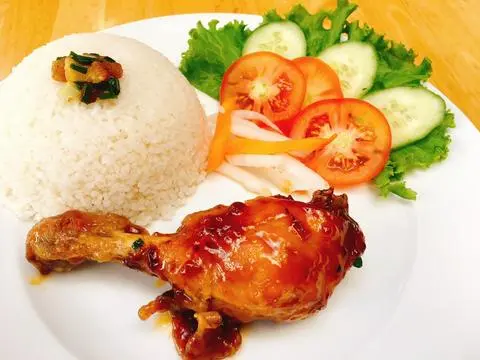 Hình ảnh CƠM GÀ NƯỚNG MẬT ONG