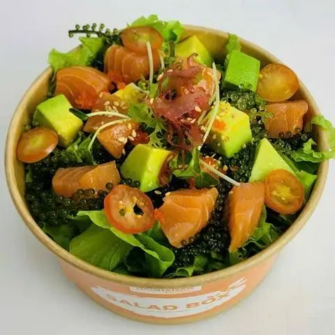 Hình ảnh SD - salad cá hồi và bơ