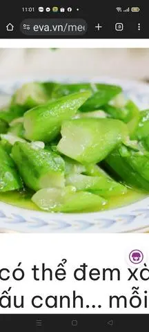 Hình ảnh mướp xào 