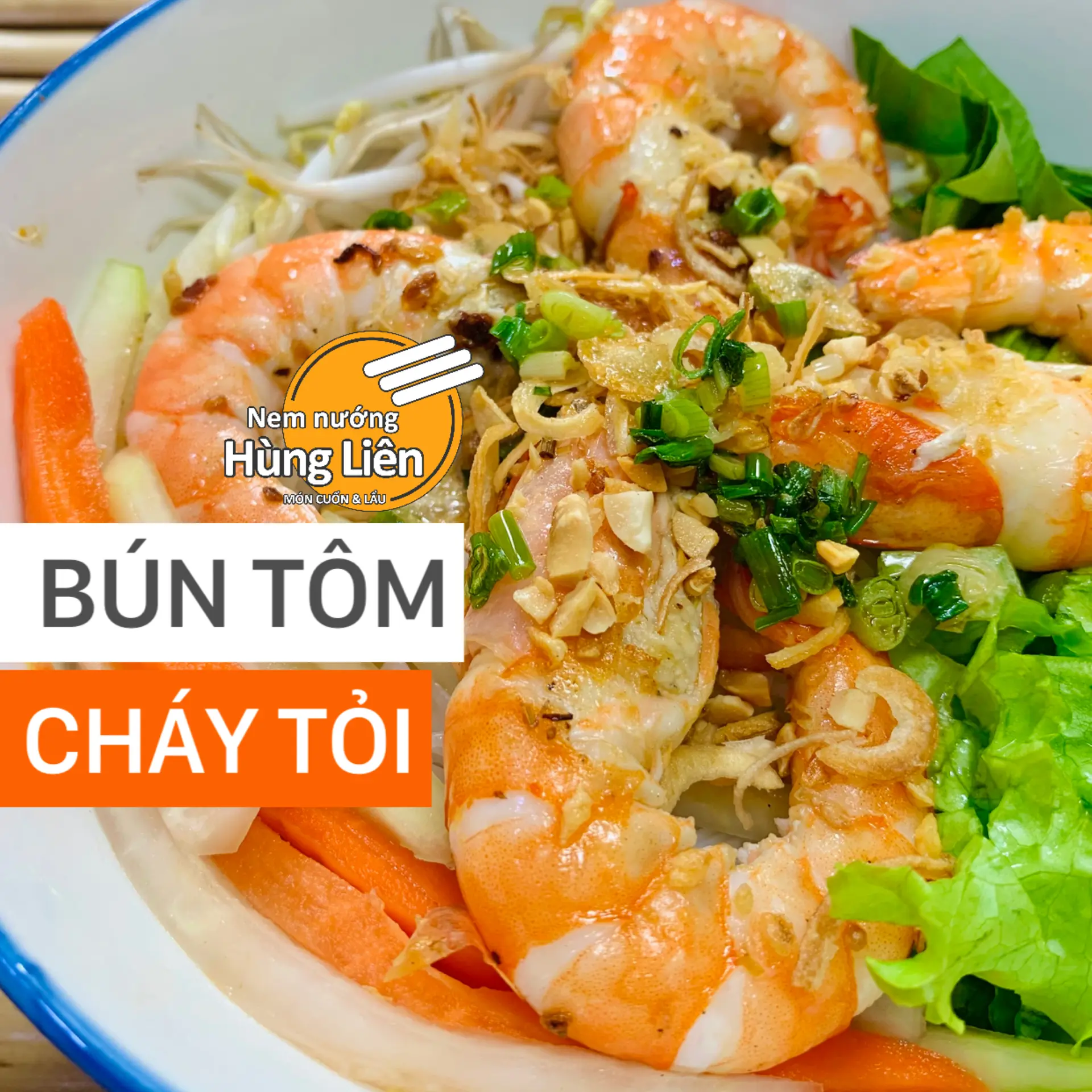 Hình ảnh Bún tôm cháy tỏi