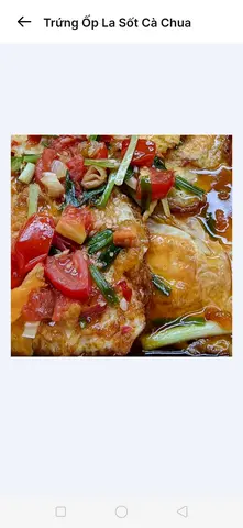Hình ảnh trứng ốp la sốt cà chua