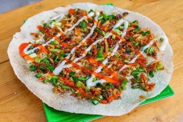 Hình ảnh Bánh tráng nướng khô mực