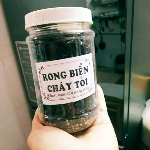 Hình ảnh Rong biển cháy tỏi