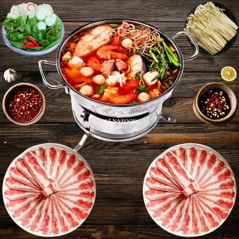 Hình ảnh Lẩu Thái ba chỉ bò Mỹ (2 người dùng)