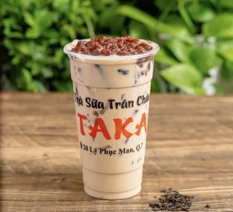 Hình ảnh Trà Sữa Hạt Đậu Đỏ