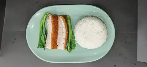 Hình ảnh Cơm thịt heo quay - Roasted Pork - 燒肉