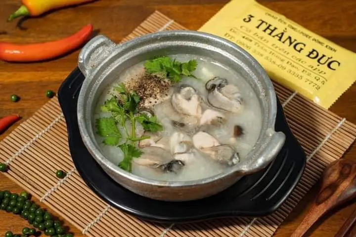Hình ảnh cháo hàu sữa lớn 