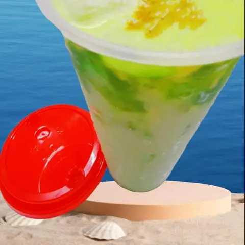 Hình ảnh Trà Sữa Thái Xanh, Phô Mai Tam Giác Miếng (500ml)