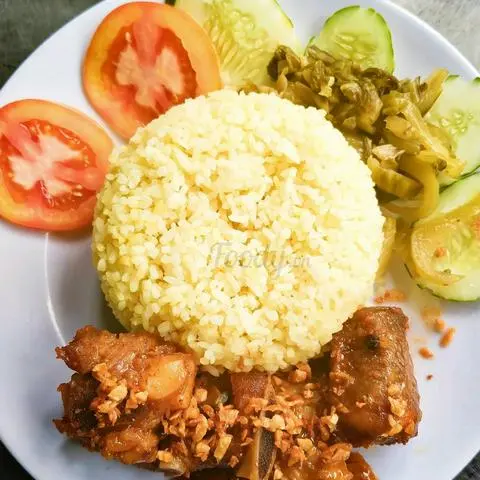 Hình ảnh Cơm sườn non sốt cay