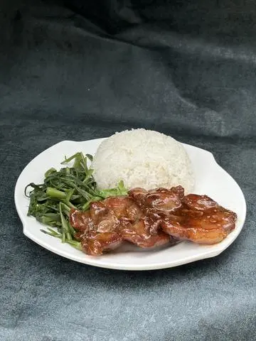 Hình ảnh Cơm thịt ram mặn