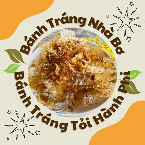 Hình ảnh Bánh Tráng Tỏi Hành Phi
