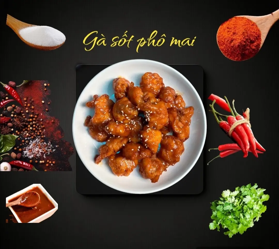 Hình ảnh GÀ SỐT PHÔ MAI