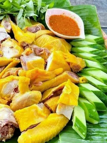 Hình ảnh Gà ủ muối hoa tiêu nguyên con đầy đủ - 1 Pepsi