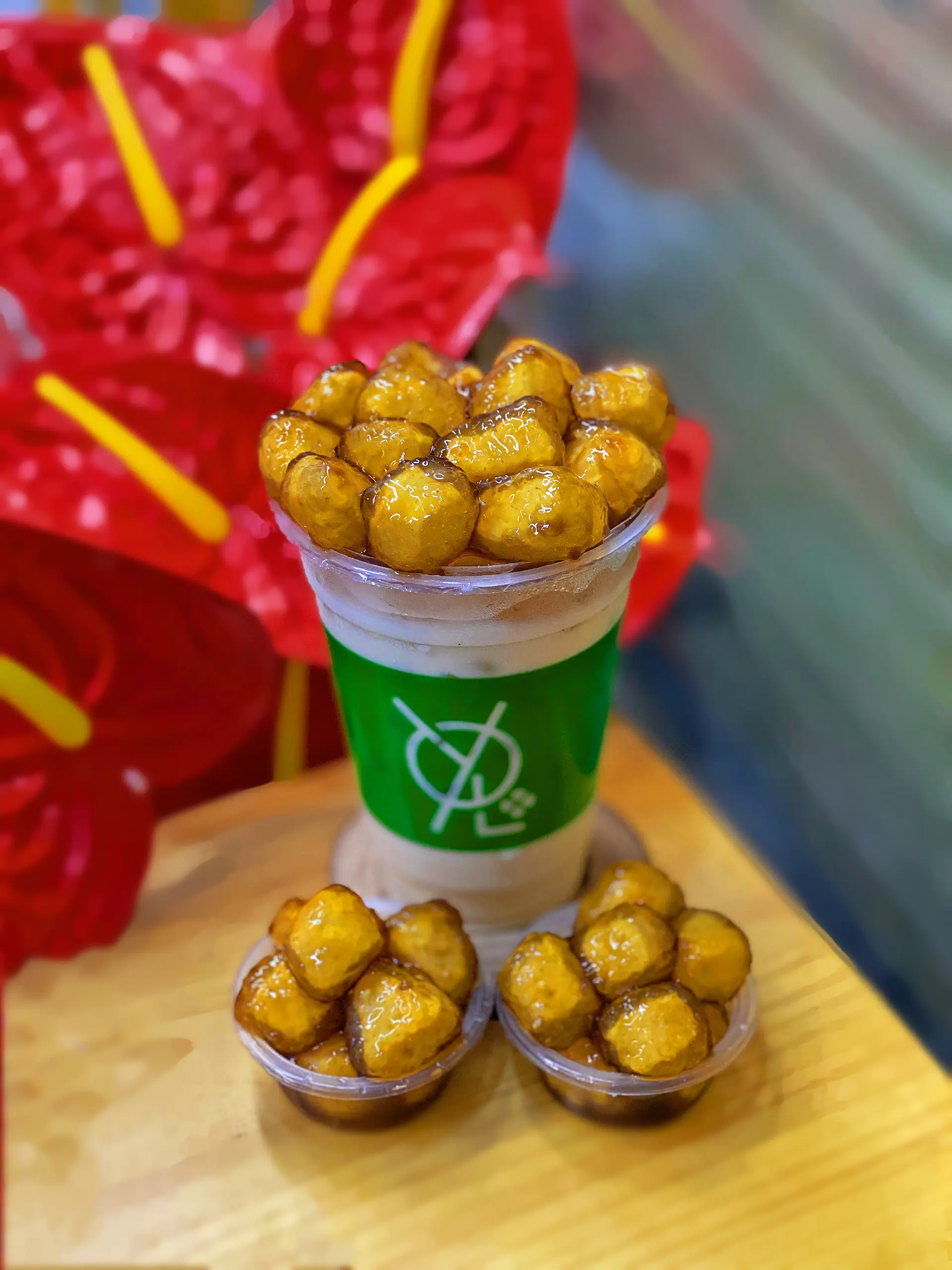 Hình ảnh Trà Sữa Phô Mai Viên (6v)