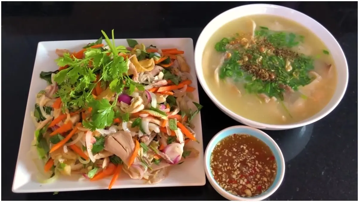 Hình ảnh Gỏi gà Quãng Ngãi + Cháo 