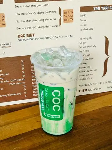 Hình ảnh Trà sữa bạc hà