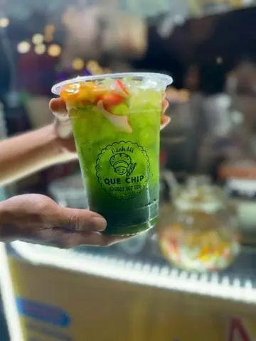 Hình ảnh Trà tắc thái xanh hạt chia ly to