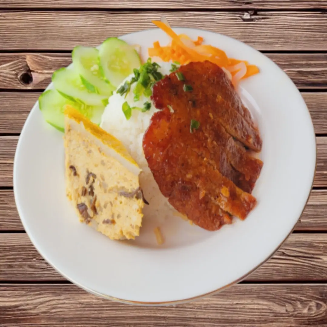 Hình ảnh CƠM TẤM SƯỜN - CHẢ