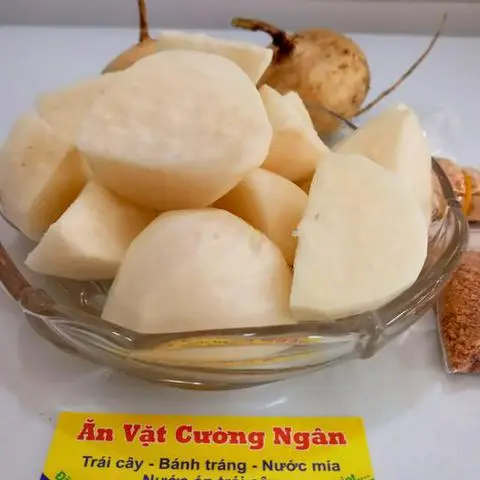 Hình ảnh Củ sắn gọt sẵn 500gr