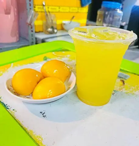 Hình ảnh Nước Mía Đào Dầm Ly Khổng Lồ 800ml