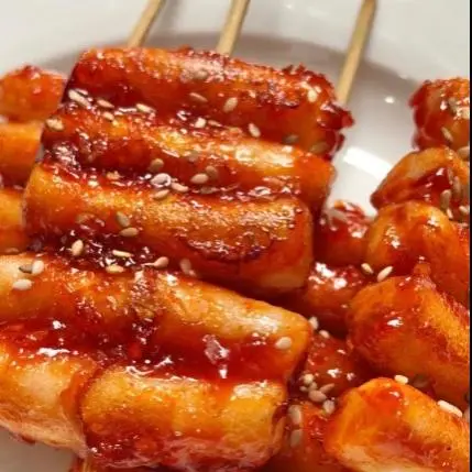 Hình ảnh bánh gạo sốt mật ong
