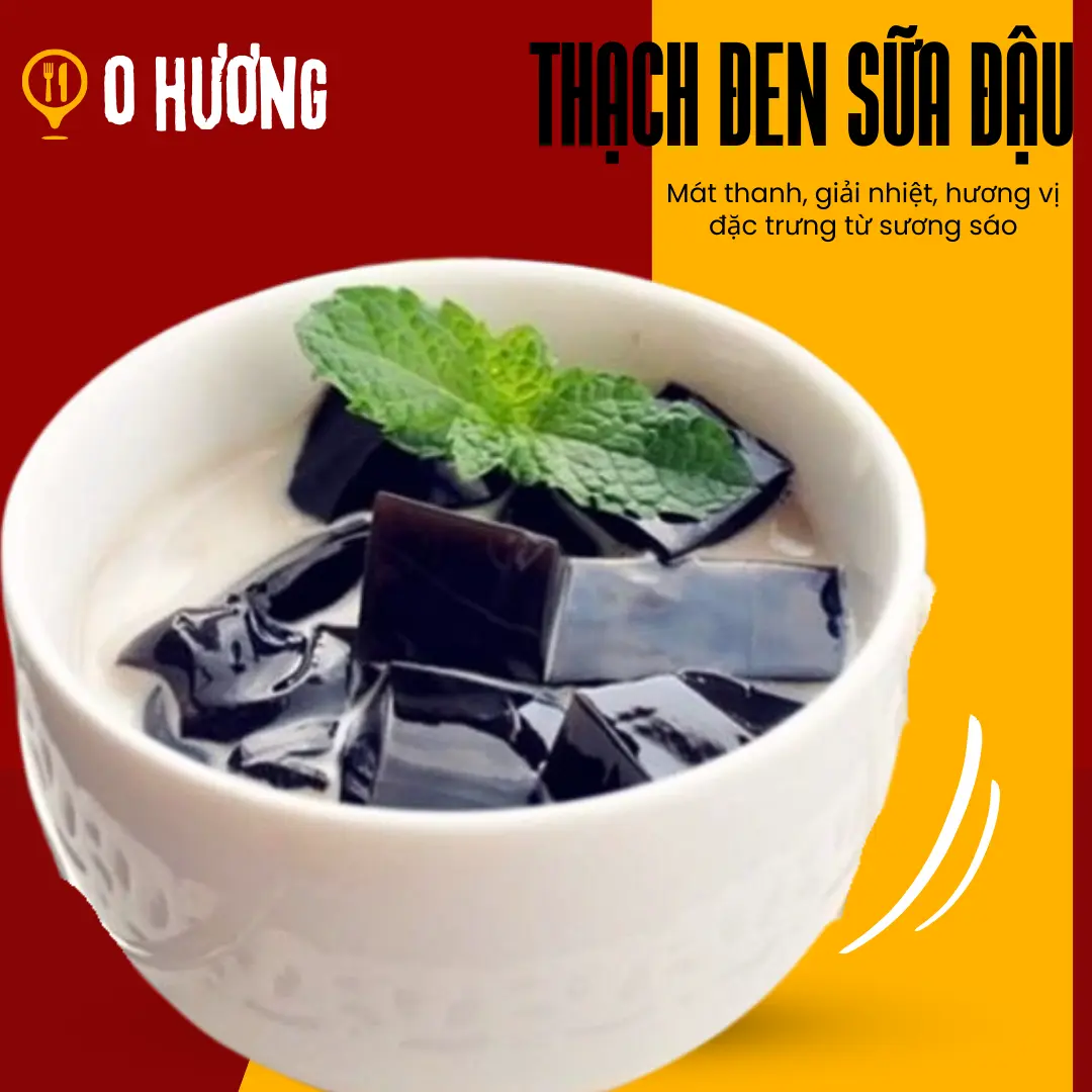 Hình ảnh Thạch đen Cao Bằng nước đậu