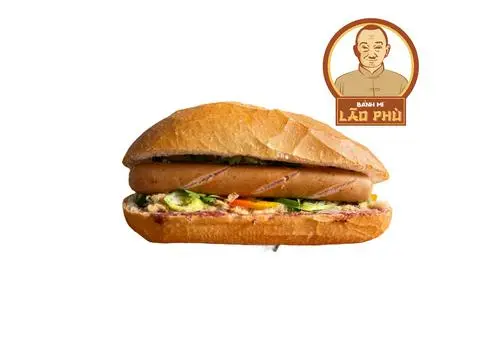 Hình ảnh Bánh mì xúc xích xông khói Patê bơ chà bông