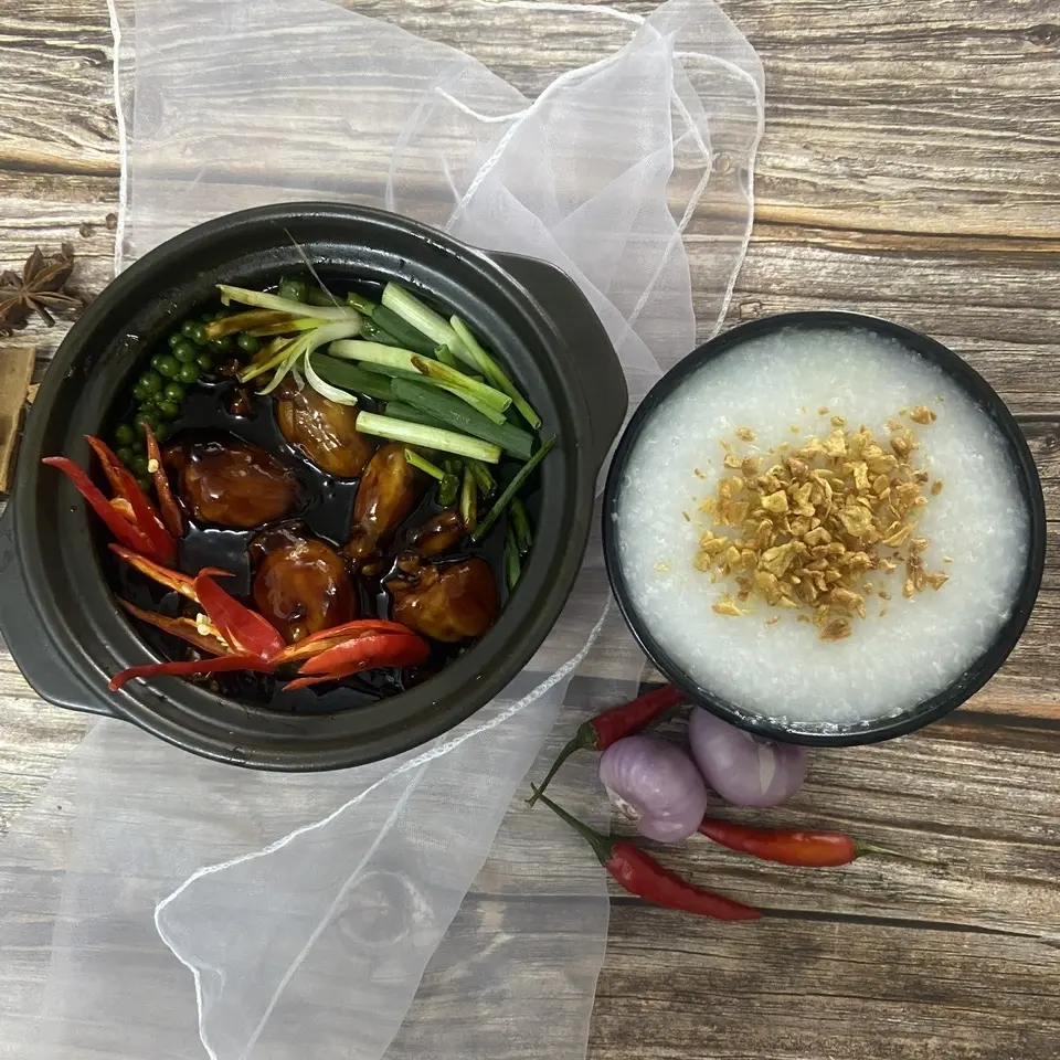 Hình ảnh cháo ếch 1con ( vị tỏi phi )