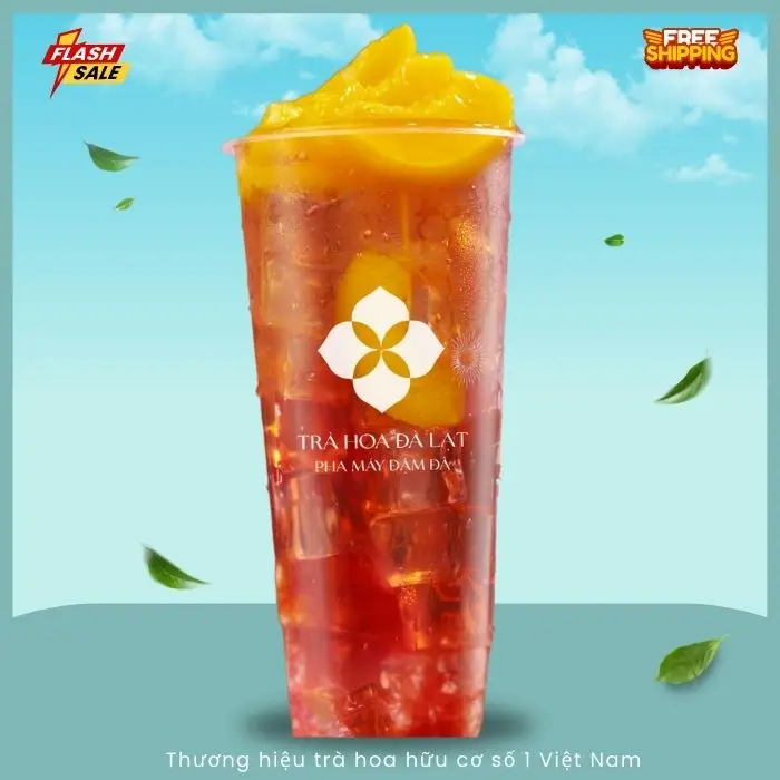Hình ảnh Trà Đào Thạch Sakura (700ml)