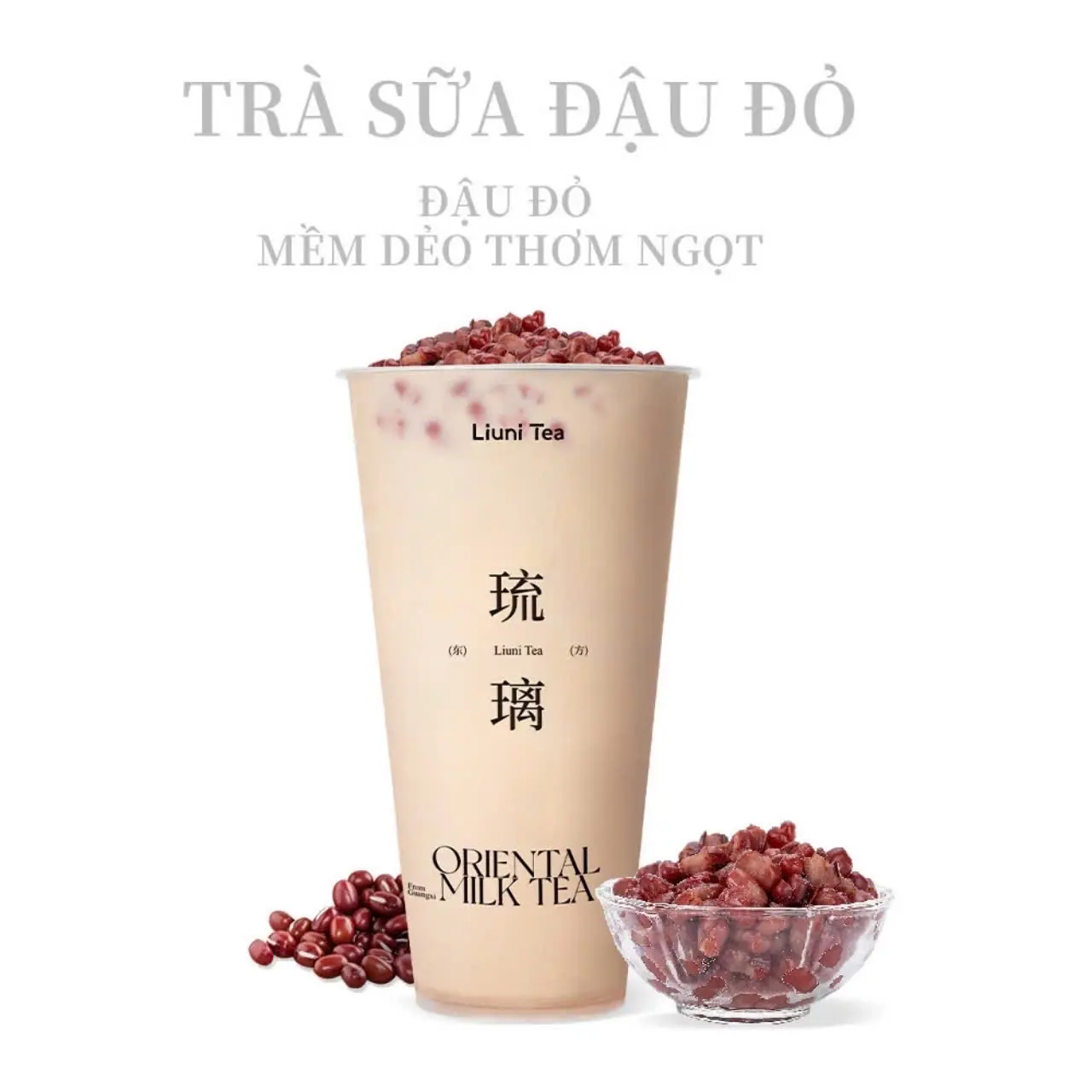 Hình ảnh Trà sữa đậu đỏ