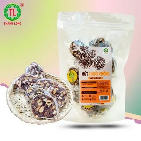 Hình ảnh Mứt chuối phồng 200g