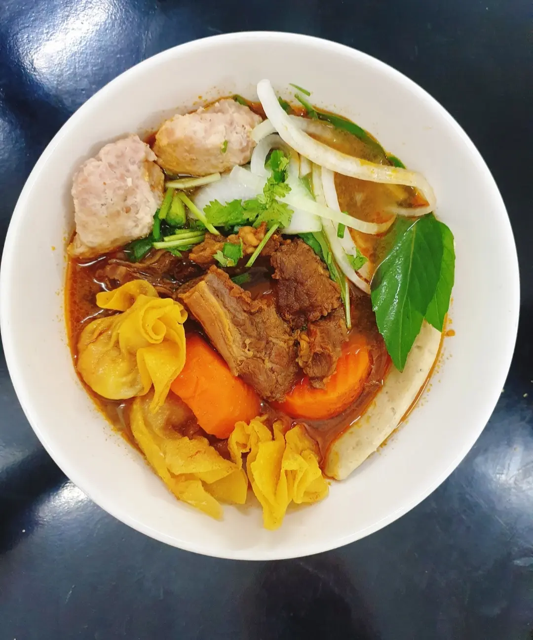 Hình ảnh TOP 8 BEST SELL Bò Kho Siêu No (Nhiều Bò +1 Xíu Mại+1 Trứng Cút+2 Hoành Thánh Chiên+1 Chả) 
