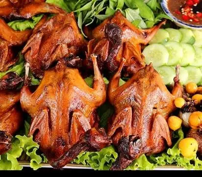 Hình ảnh chim cút chiên bơ