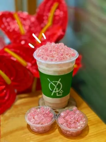 Hình ảnh Trà Sữa Thuỷ Tinh Củ Năng