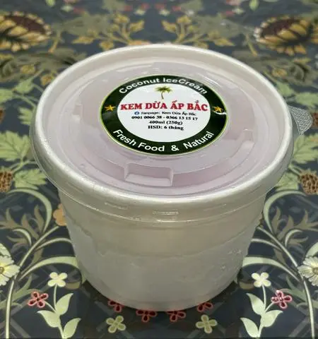 Hình ảnh Kem Dừa Môn 400ml (250g)