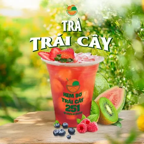 Hình ảnh Trà Trái Cây 251 Tự Chọn