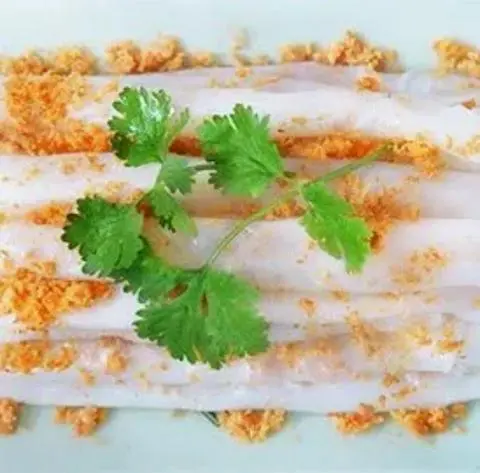 Hình ảnh Bánh ướt tôm cháy + chả