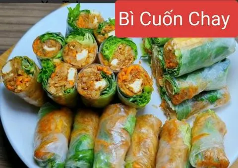Hình ảnh Bì Cuốn Chay 