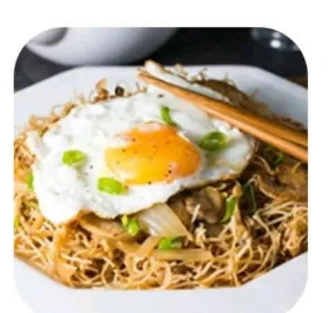 Hình ảnh mì xào bò trứng 