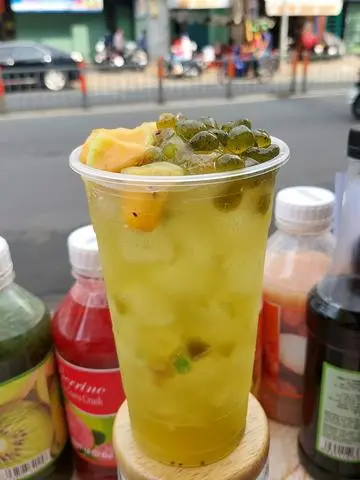 Hình ảnh Trà kiwi dưa lưới