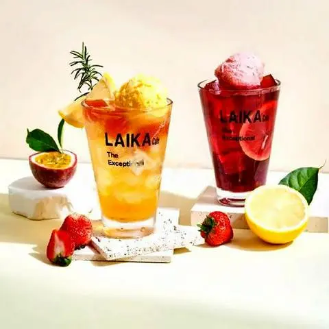 Hình ảnh Trà ô long nhiệt đới kem chanh leo