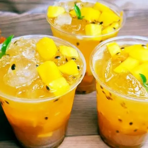 Hình ảnh TRÀ TRÁI CÂY XOÀI 700ml